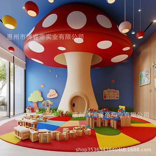 玻璃钢伞形雕塑林外艺术蛋壳子园景观大型蘑菇屋户凉亭屋长条坐凳