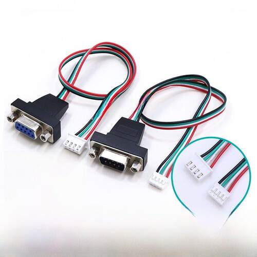 串口线DB9转PH2.04P连接线RS232工控COM工操数据线主板扩展延长线