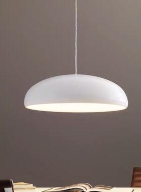 全光谱意大利丹麦中古风橙色餐厅吊灯北欧简约卧室客厅吊灯