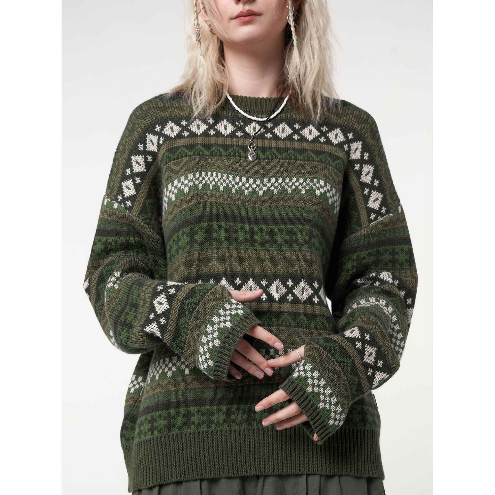 jumpers full neck autumn sweater striped retro grunge