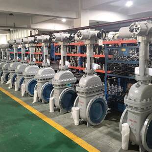 10Mpa高压电动闸阀AC380V防爆型Z943Y 100CDN350法兰连接