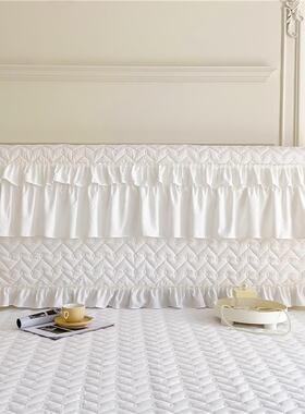 0WYV新款床头罩套木头板床F77TH7S8头防尘皮软包床头棉保护套磨毛