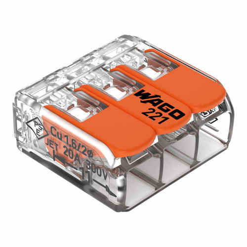 接线盒 快速连接器--wa电线221的50/便捷免413go工具个  操作端子