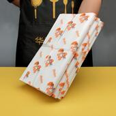 袋盒 纸包装 700张 淋膜纸汉堡包装 新老北京鸡肉卷汉堡纸