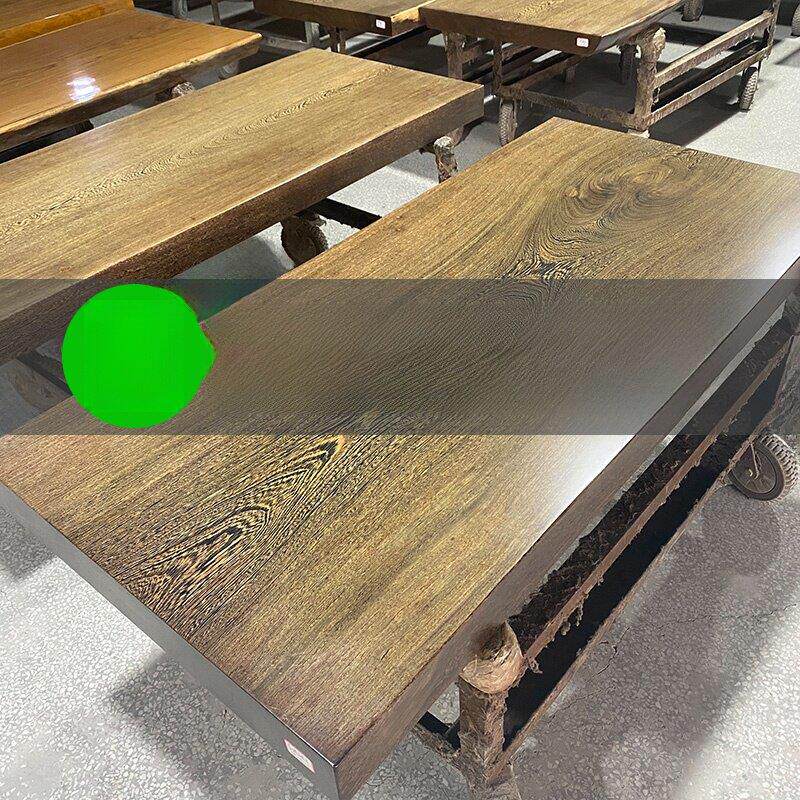 非洲鸡翅木实木大板桌办公桌会议桌原木茶桌餐桌书桌茶台家具清仓