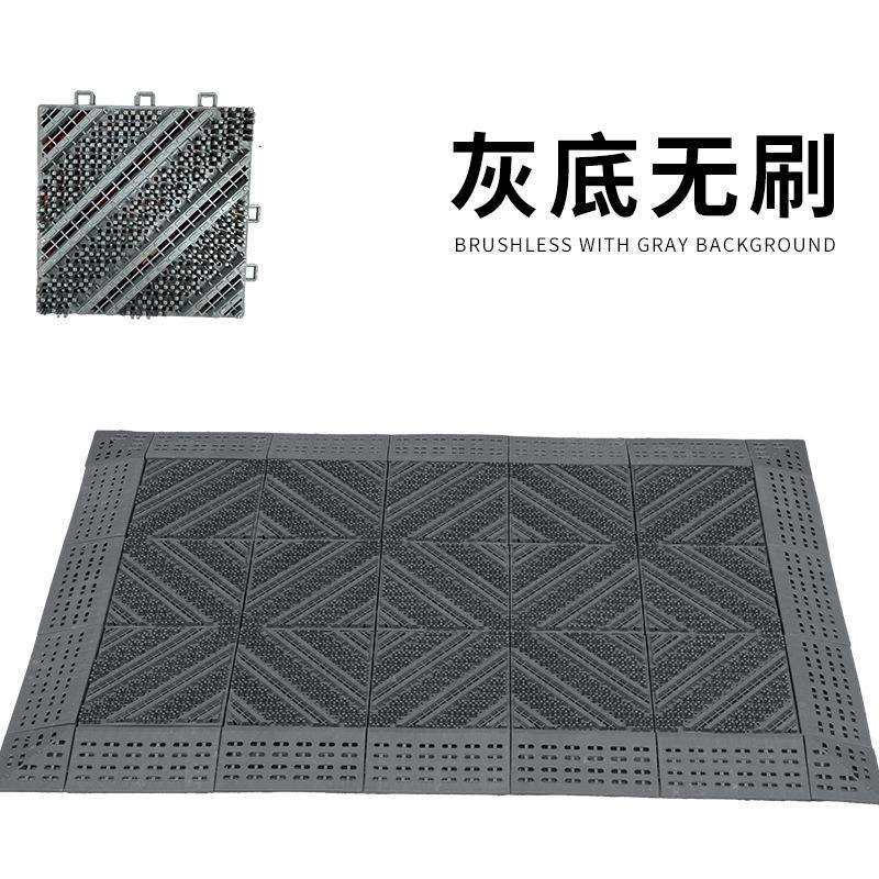 防拼尘防滑镂空三合一垫地垫可水洗接组合地酒商场门店R12口入户