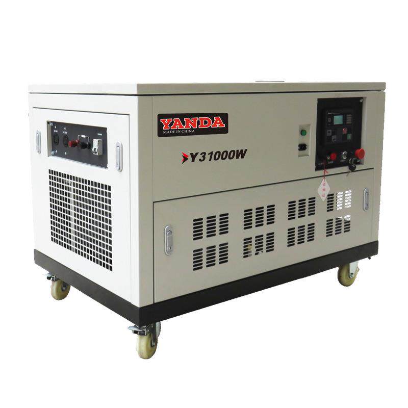 重庆颜达/YANDA汽油发电机组四缸水冷15kw20kw全铜静音大型发电机