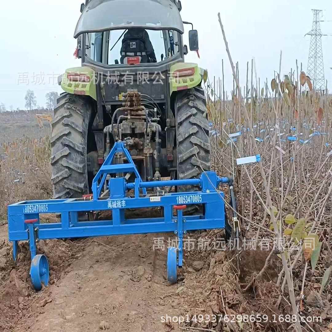杨树柳树桃树梨树苗起苗机 樱桃树月季樟子松挖苗机 侧置式50深