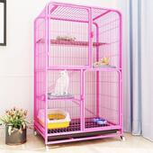 成年猫笼子家用室内猫别墅超大自由空间猫屋猫舍猫咪笼子
