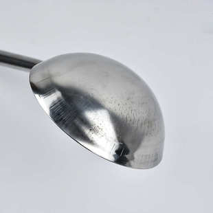 304长柄勺子厨师专用炒菜勺子打汤勺长把打菜勺不锈钢八两勺商用