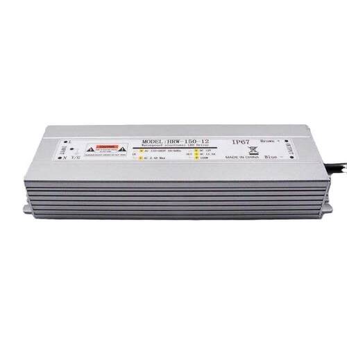 12v24v150W防水电源led灯带灯条监控发光字ip67防水电源直销