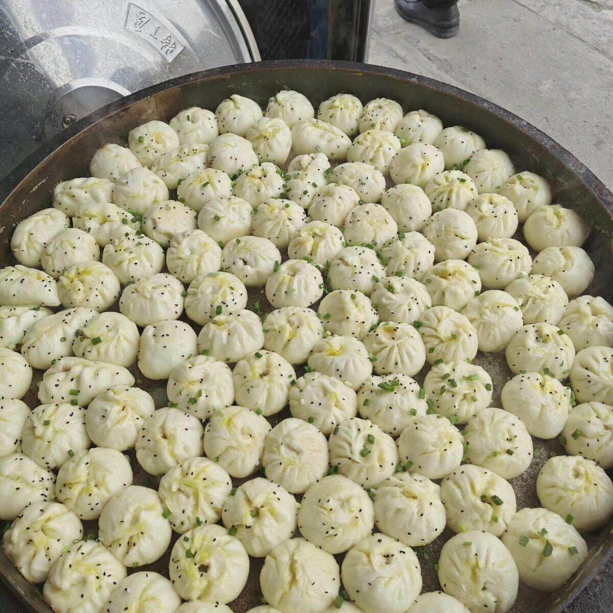 煎包锅全自动旋转商用摆摊水煎包生煎包锅贴生煎温控煎包炉包邮