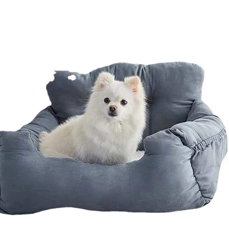 新款中小型狗窝猫窝 车载狗窝汽车旅行宠物坐垫 泰迪四季安全坐椅