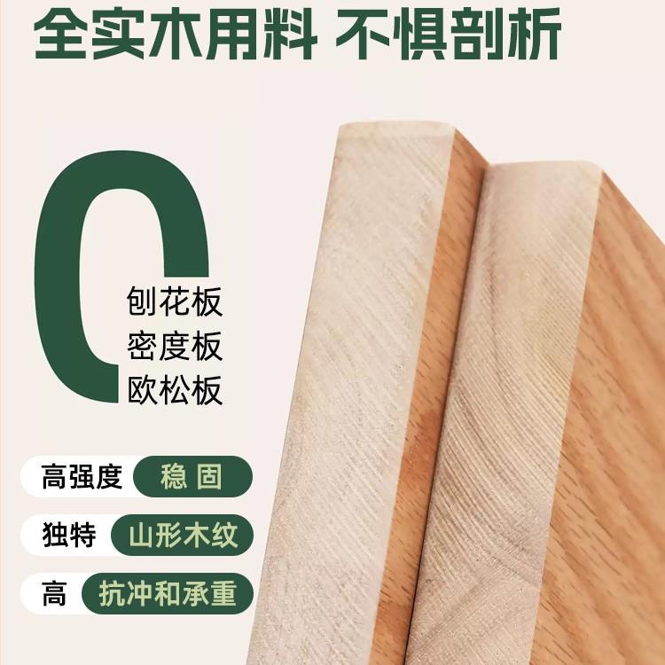 全实木床1米8双人床家用卧室大床原木橡木简约出租房1.2米单人床