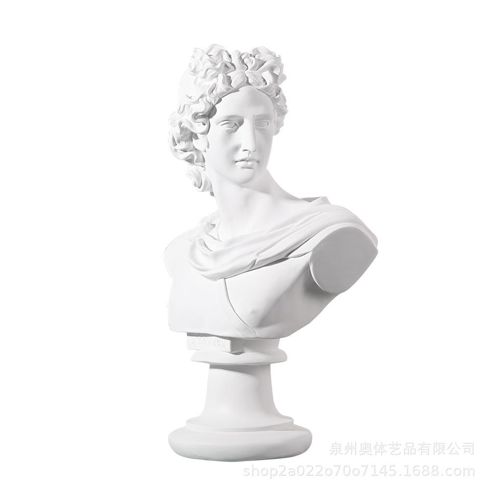 北欧风维纳斯半身雕像摆件石膏装饰乔迁礼品树脂工艺品