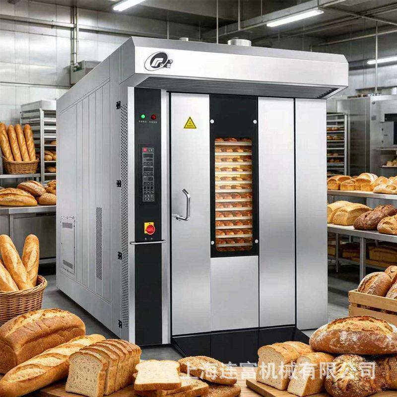 连富竖款热风旋转炉 商用烘焙设备 食品厂用法棒吐司蛋糕大型烤炉