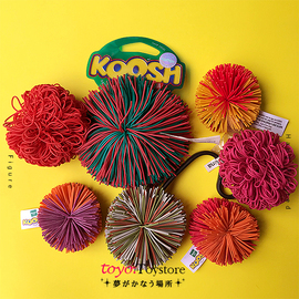 彩色橡筋球  卡通人偶摆件玩具 koosh ball