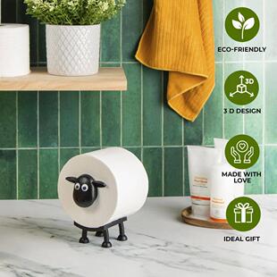 Toilet Resin Roll Funny Paper Holder Sheep