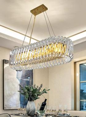 厂家直销轻奢水晶厅吊灯式极简餐灯意现代约大气客厅简灯大51688