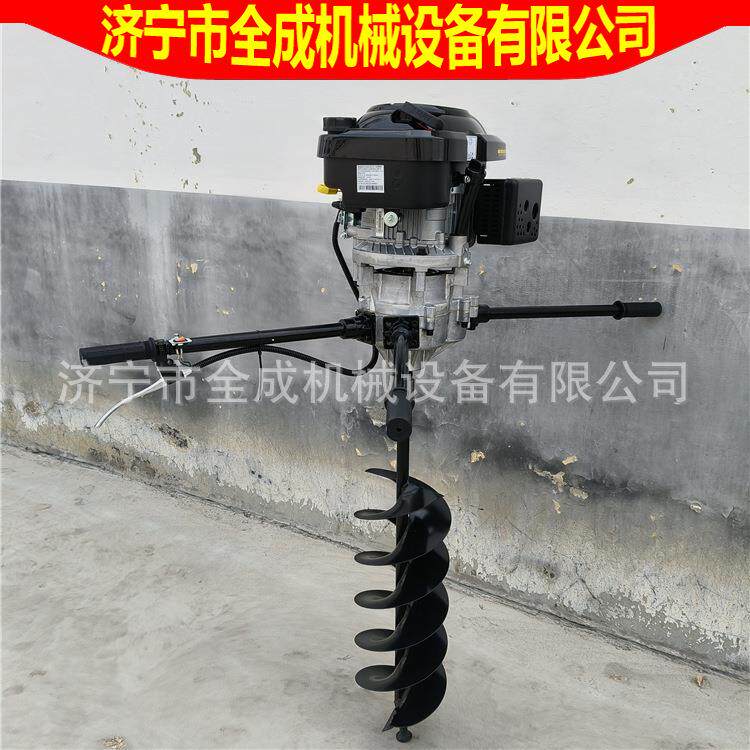 农用双人大功率小型汽油机地钻果园施肥打桩机钻地钻孔打洞挖坑机