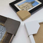 饰画包角纸固定框条1件装 厂家直供L型纸皮护角17 17相框画框装