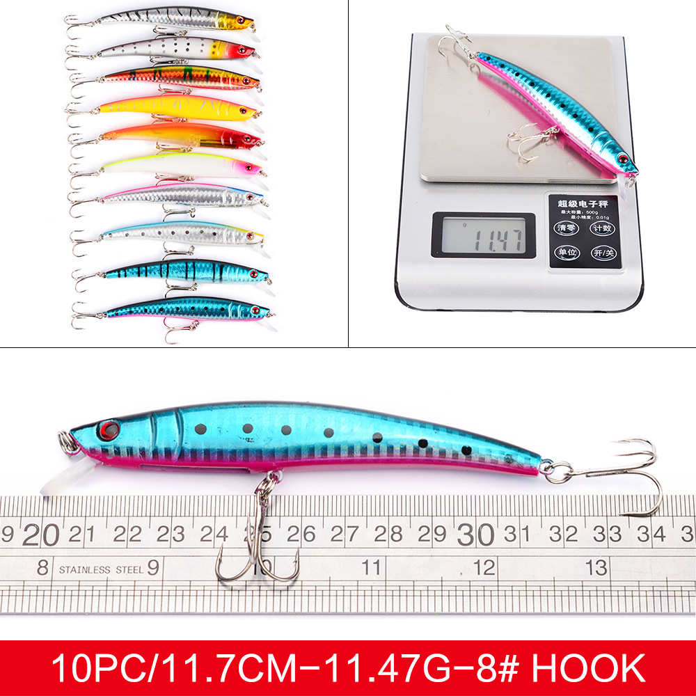 53个路亚鱼饵套装混装硬饵自由搭配翘嘴鲈鱼通吃混装欢迎取样