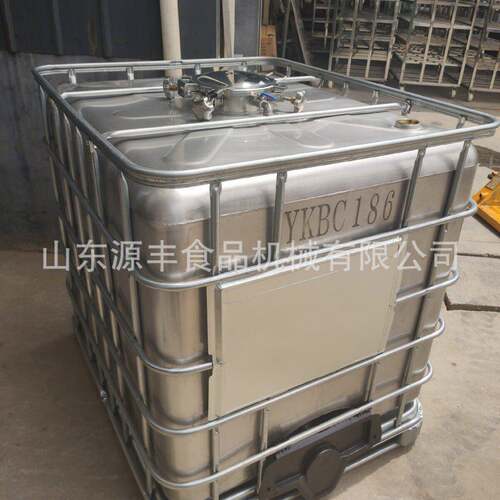 化学溶剂金属桶 201/304材质1000L不锈钢吨桶 不锈钢IBC化工吨桶