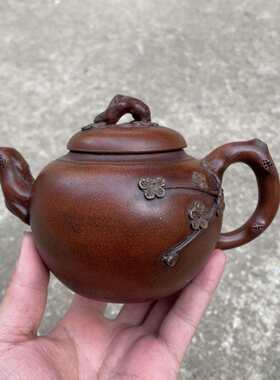 库存老壶赔钱处理宜兴紫砂壶名家纯手工顾景舟壶梅花紫砂杯茶具