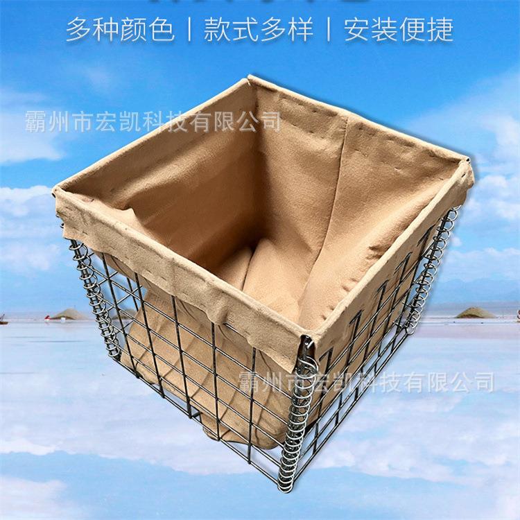 满堤抢险工具迅速凝固防汛挡水墙折叠式速凝型网笼箱抗洪堵水坝