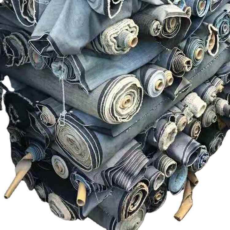 随机牛仔棉布零头布 手工创意 箱包 帽子工业等用布 论斤卖