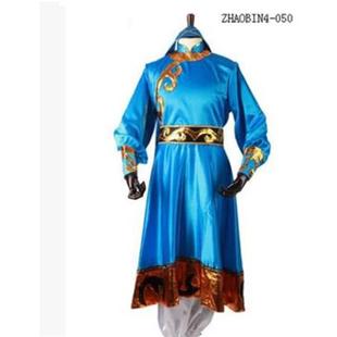 正品 藏族士成男人少数民族蹈蒙古袍广内蒙古演出 蒙场古舞演出服装