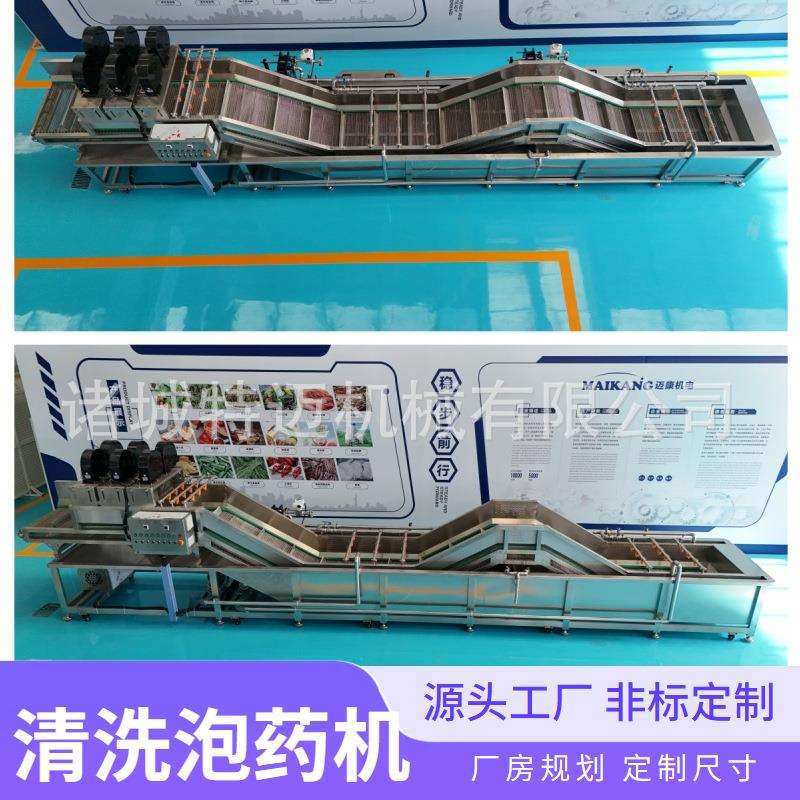 全自动芒果雪糕配备 商用芒果清洗流水线 大型青芒去皮清洗机