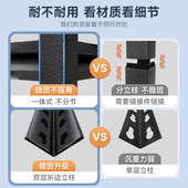家用货架置物架多层家用落地仓库储物架厨房阳台钢制储藏室收纳架