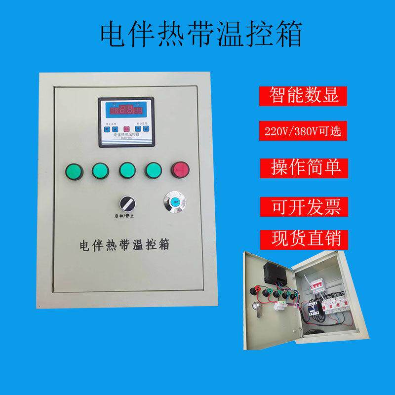 加热带温度控制箱伴热带温控箱智能数显温控器自动控温仪表电源箱