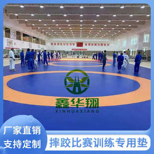专业摔跤垫比赛训练摔跤垫XPE材质自由式摔跤垫武术散打格斗地垫