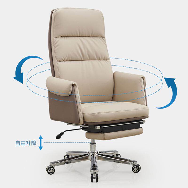 老板椅午休转椅人体工学可躺办公椅子升降电脑椅舒适久坐午睡椅子