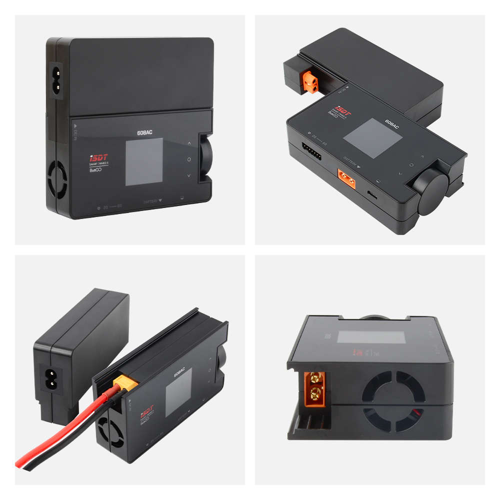 锂电池 平衡充电器 200W 8A大功率 可拆卸电源 艾斯特 ISDT 608AC