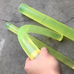 聚氨酯胶棒耐磨耐油聚氨酯实心棒优力胶高韧性弹力橡胶棒来图定制