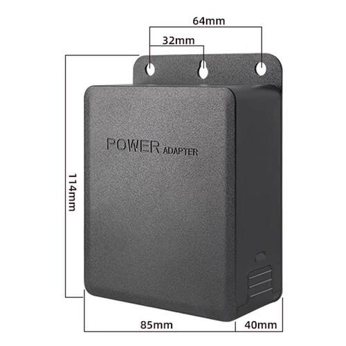 抽屉式户外带门铃胶壳防雨门禁电源室外防水迷你12V5A专用电源