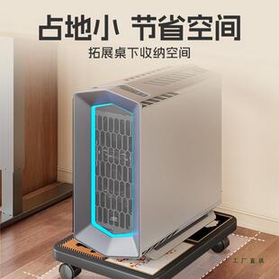 办公架室工位可移电脑主F99ST6ST盆机托桌动下打印机置物架落地带