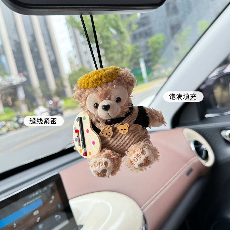 汽车挂件2025新款车内饰品车载挂饰后视镜装饰吊坠女可爱玫玫达菲