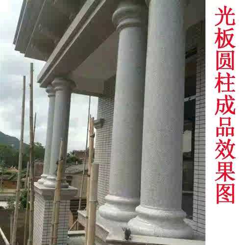 罗马柱头模具圆柱脚塑料水泥现浇预制欧式别墅外墙建筑模板厂家