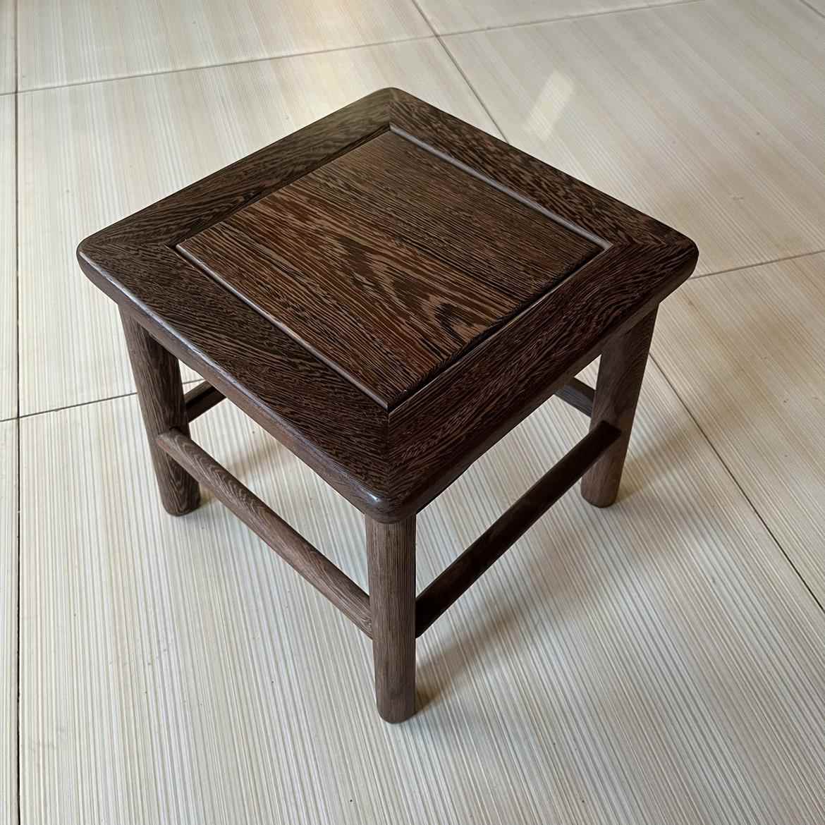 鸡翅木小凳子实木方凳家用坐凳休闲矮凳洗脚餐桌凳换鞋凳红木板凳
