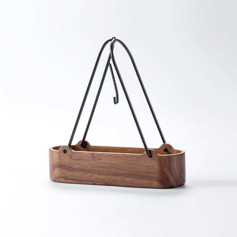 户外蚊香架黑胡桃木金属便携悬挂手提熏香篮露营檀香蚊香盒实木,家居饰品,香薰托盘,淘宝优惠券,粉丝福利购,淘宝优惠卷