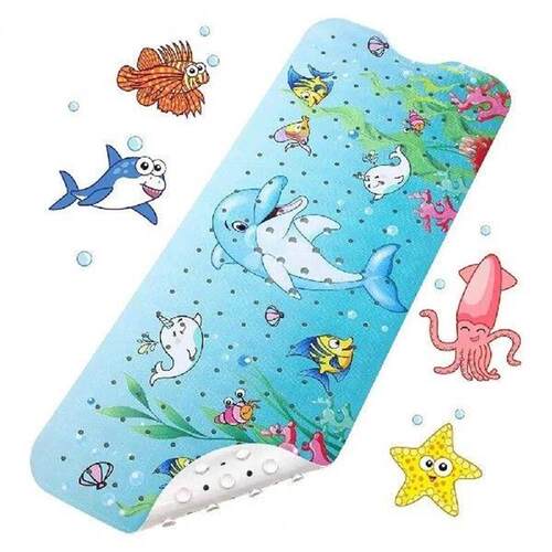 Anti-slip Toddler Bath Mat Children Shower Mat Safe Fun