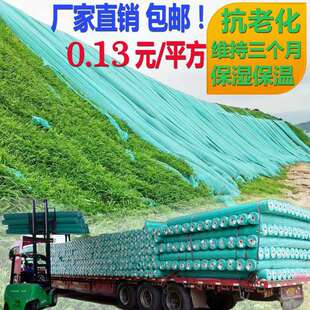 抗老化园林绿化无纺布种植用边坡绿色盖土网布草坪护坡无纺布整卷