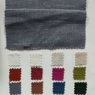 300人.亚麻布料粗竹节亚麻克 服装4 厚亚麻支面料布料竹节5棉粘