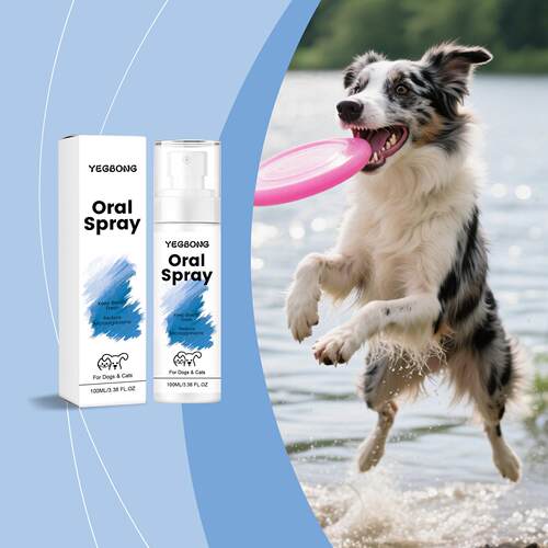YEGBONG Pet Oral Care Spray, containing mint essence, freshe