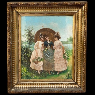 19世纪初木板油画