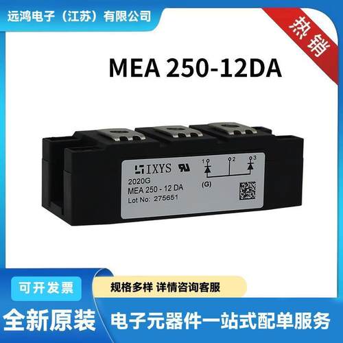 艾赛斯快恢复二极管 晶闸管MEA250-12DA MEA300-06DA质量保障现货